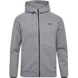 Hummel - Hmltech Fleece Regular Zip Hoodie - Grijs Melange - Trainingsjack