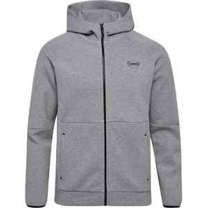 Hummel - Hmltech Fleece Regular Zip Hoodie - Grijs Melange - Trainingsjack
