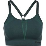Hummel - Hmlmt Power Seamless Sports Bra - Groen - Sport bh