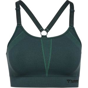 Hummel - Hmlmt Power Seamless Sports Bra - Groen - Sport bh