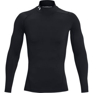 Under Armour - HeatGear - T-shirt - Zwart - Polyester - Lange Mouwen