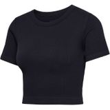 Hummel - hmlPULSE SEAMLESS RIB W T-SHIRT S/S - Damestrui - Aansluitend - Geribde Stof