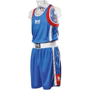 Metal Boxe - Boksbroek en Tanktopset - Wit - Ademend - Kinderen