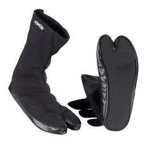 Kwon - Ninja Tabi Slippers - Zwart - 100% Katoen Canvas