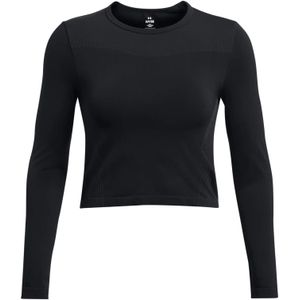 Under Armour - Vanish Elite Seamless T-shirt - Zwart - Gebreid Materiaal