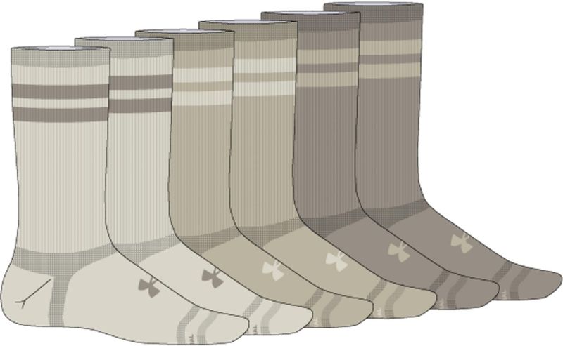 Under Armour - Essential - Sportsokken - Zwart - Set van 6