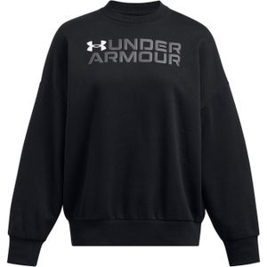 Under Armour Rival Fleece Sweatshirt - Grijs - Katoenmix - Oversized