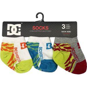 DC Shoes - 424504 - Baby Sokken - Set van 3 Paar - Streepdessin