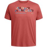 Under Armour - Colorblock Wordmark - T-shirt - Superzachte Katoenmix