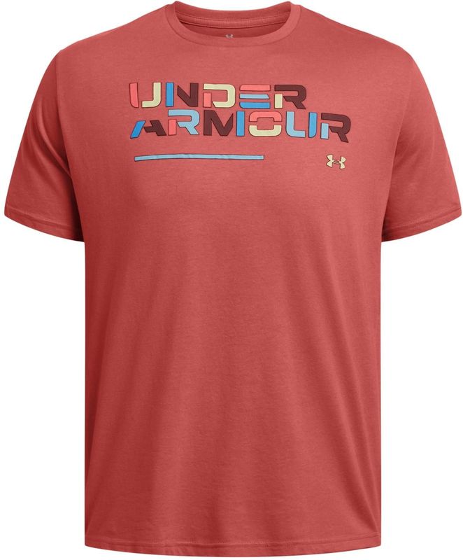 Under Armour - Colorblock Wordmark - T-shirt - Superzachte Katoenmix