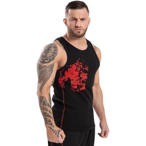 Monterey Tank Top - Black/Red
