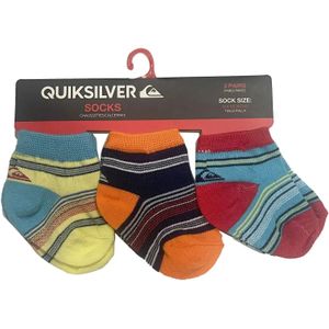 Quiksilver - 715068 - Baby Sokken - Set van 3 - Geschikt voor 0 tot 12 maanden