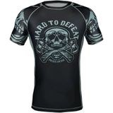 PRIDE or Die - HARD TO DEFEAT - Rash Guard - Zwart