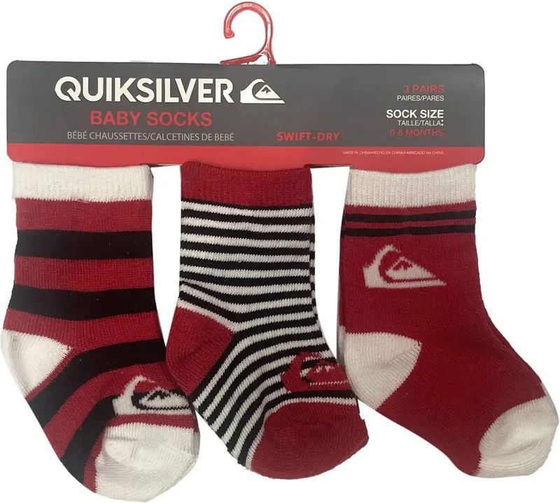 Quiksilver - 7B515Z - Babysokken - Pakket van 3