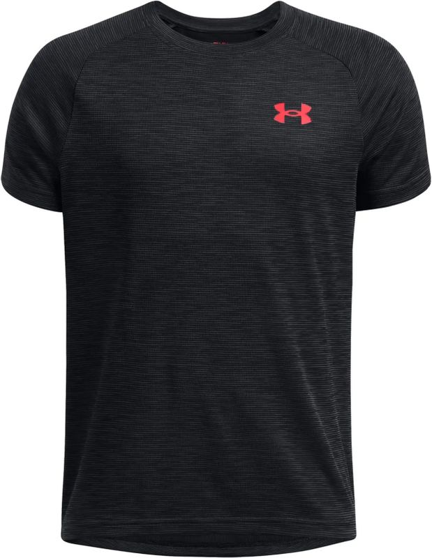 Under Armour - Ua Tech Textured Ss - T-Shirt - Zwart