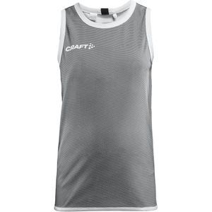 Craft Progress Reversible Basket Singlet Jr 1911111 - Black/White - 122/128