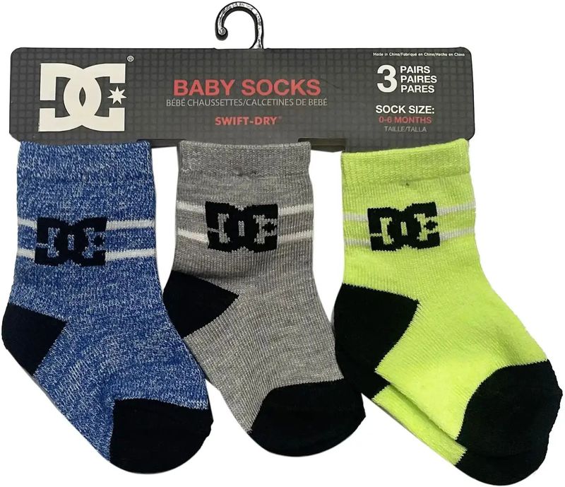 DC Shoes - 83724T - Baby Sokken - Gestreept - Set van 3