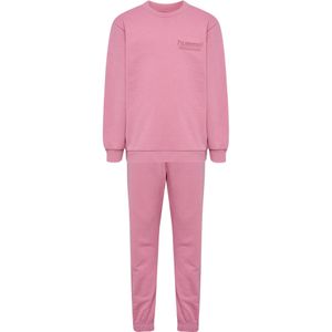 Hummel - Trainingspak - Rosa - Sweatstof - Lange Mouw