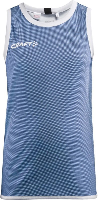Craft Progress Reversible Basket Singlet Jr 1911111 - Club Cobolt/White - 122/128