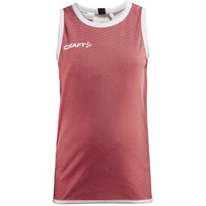 Craft Progress Reversible Basket Singlet Jr 1911111 - Bright Red/White - 122/128