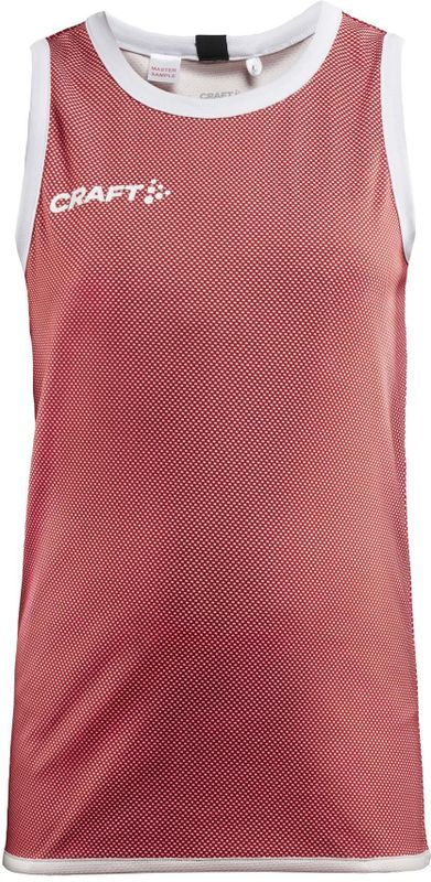 Craft Progress Reversible Basket Singlet Jr 1911111 - Bright Red/White - 122/128