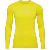 Hummel - Hmlbl Performance Tee - T-shirt - Blazing Yellow - Langarm