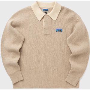 Recycled Wool-Blend Rugby Sweater