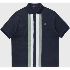 PANELLED BUTTON THROUGH POLOS
