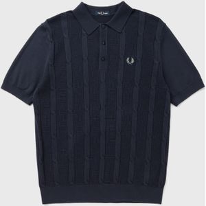 TEXTURED CABLE KNIT SHIRT