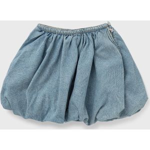 Denim Balloon Skirt
