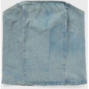 Monica Deconstructed Blue 6 Top