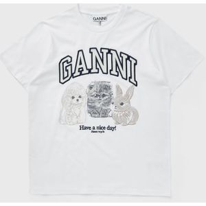 Basic Cotton Jersey Animals Relaxed Tee