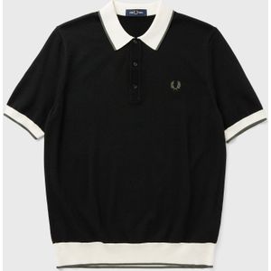 CONTRAST TIPPED KNITTED SHIRT