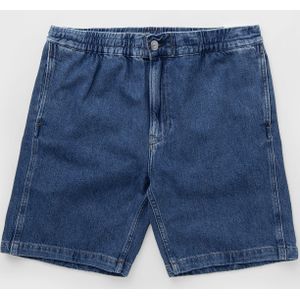PULL ON RELAXED DENIM SHORT