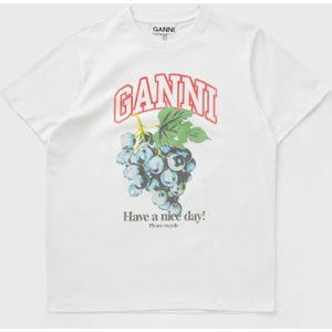 Basic Cotton Jersey Grapes Relaxed Tee