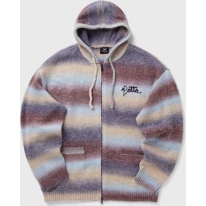 Space Dye Knitted Hooded Sweater