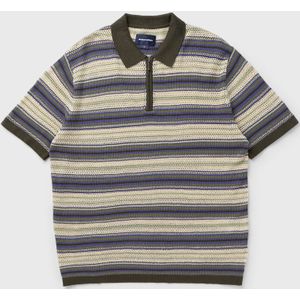 Stripe S/S Knit Polo