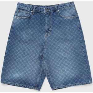MONOGRAM DENIM SHORTS