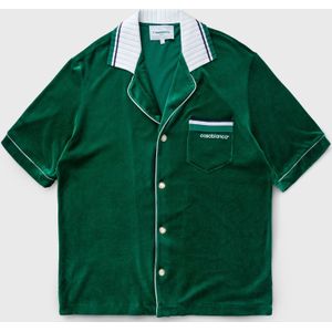 MENS SHORT SLEEVED VELOUR SHIRT