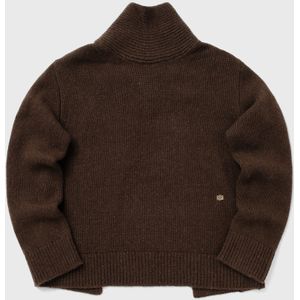 Chunky Yak Mix Open Back Pullover