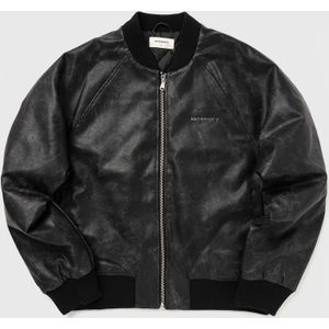 BOMBER JACKET BRUSHED LEATHER