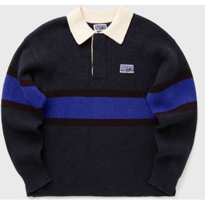 Recycled Wool-Blend Rugby Sweater