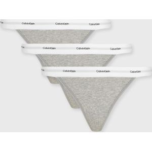 WMNS COTTON STRETCH RIB (MPP) STRING THONG 3-PACK
