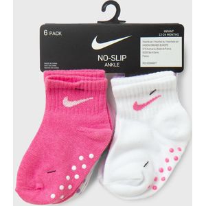 POP COLOR GRIPPER INFANT/TODDLER ANKLE SOCKS 6-PACK