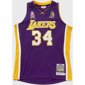 NBA AUTHENTIC FINALS JERSEY LOS ANGELES LAKERS 2001-02 SHAQUILLE O'NEAL #34