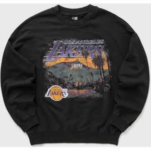 NBA WASHED GRPHC OS CREW HOODIE LOS ANGELES LAKERS