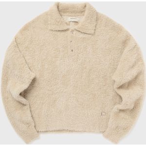 CLAIR FURRY KNIT POLO