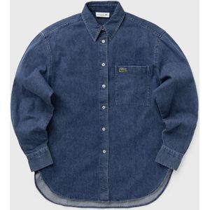 OVERSIZED DENIM BREAST POCKET SHIRT