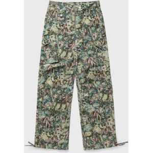 Printed Stretched Cotton Pants