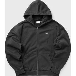 Lowercase pigment zip hood